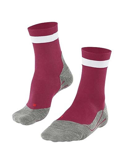 FALKE Damen Laufsocken RU4 Endurance W SO Baumwolle antiblasen 1 Paar, Rot (Garnet 8562), 39-40 von FALKE