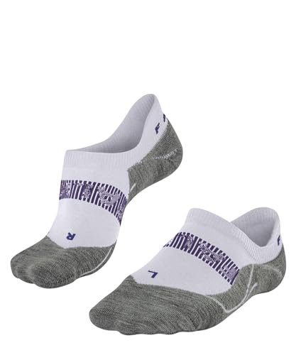 FALKE Damen Laufsocken RU4 Endurance Cool Invisible W IN Funktionsmaterial antiblasen 1 Paar, Weiß (White 2008), 41-42 von FALKE