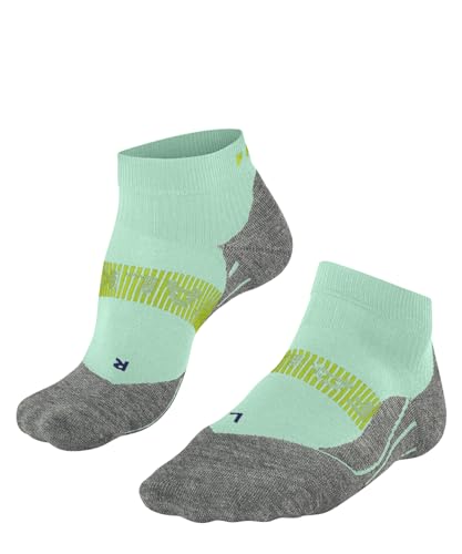 FALKE Damen Laufsocken RU4 Endurance Cool Short W Sso Funktionsmaterial antiblasen 1 Paar, Grün Jade 7439, 35-36 von FALKE