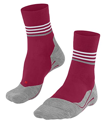 FALKE Damen Laufsocken RU4 Endurance Reflect W SO Baumwolle Antiblasen 1 Paar, Rot (Rose 8564), 37-38 von FALKE