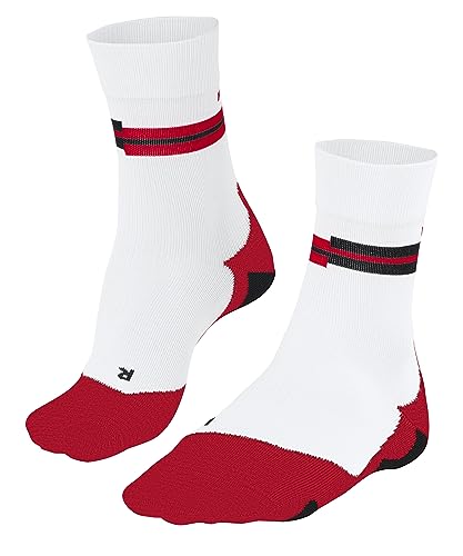 FALKE Damen Laufsocken RU5 Race W SO Funktionsmaterial Antiblasen 1 Paar, Weiß (White 2008), 41-42 von FALKE