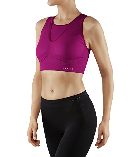 FALKE Damen Sport-BH Maximum Support CUP A/B W SB Funktionsgarn für hohen Aktivitätslevel 1 Stück, Pink (Berry 8284), S von FALKE