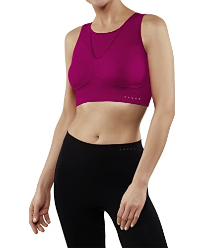 FALKE Damen Sport-BH Maximum Support CUP C/D W SB Funktionsgarn für hohen Aktivitätslevel 1 Stück, Pink (Berry 8284), S von FALKE