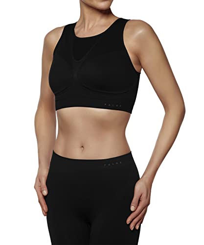 FALKE Damen Sport-BH Maximum Support CUP A/B W SB Funktionsgarn für hohen Aktivitätslevel 1 Stück, Schwarz (Black 3000), L von FALKE