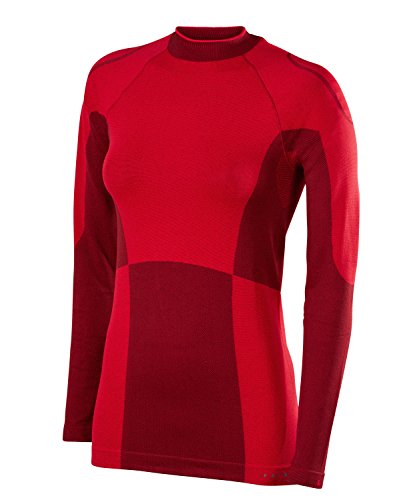 FALKE Damen Langarmshirt Maximum Warm Tight Fit, Sport Performance Material, 1 Stück, Rot (Scarlet 8070), Größe: XS FALKE Damen Langarmshirt Maximum Warm Tight Fit, Sport Performance Material, 1 Stück, Rot (Scarlet 8070), Größe: XS von FALKE