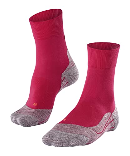 FALKE Damen Laufsocken RU4 Endurance W So Baumwolle Funktionsmaterial antiblasen 1 Paar, Rot Rose 8564, 41-42 von FALKE