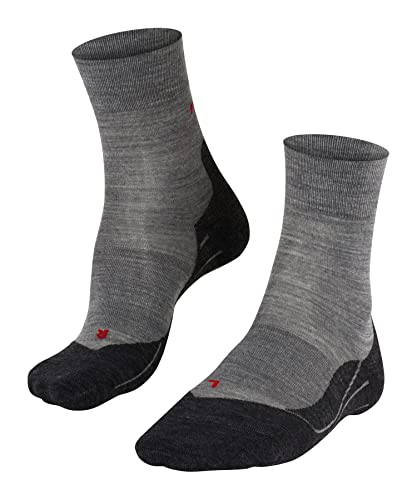 FALKE Damen Laufsocken RU4 Endurance Wool W So Wolle Funktionsmaterial antiblasen 1 Paar, Grau Light Grey Melange 3830, 37-38 FALKE Damen Laufsocken RU4 Endurance Wool W So Wolle Funktionsmaterial antiblasen 1 Paar, Grau Light Grey Melange 3830, 37-38 von FALKE