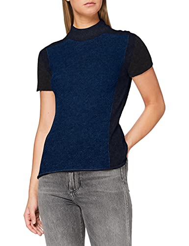 Falke Damen Rundhalsausschnitt Crew Neck, Night Blue, M von FALKE