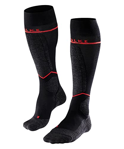 FALKE Damen Skisocken SK2 Energizing Light W KH Wolle mit Kompression 1 Paar, Schwarz (Black-Mix 3010), 35-36 FALKE Damen Skisocken SK2 Energizing Light W KH Wolle mit Kompression 1 Paar, Schwarz (Black-Mix 3010), 35-36 von FALKE