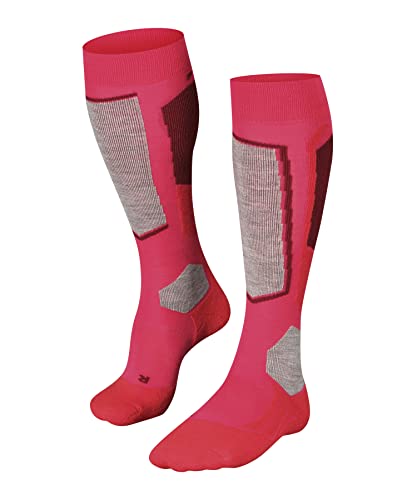 FALKE Damen Skisocken SK2 Intermediate W Kh Wolle Funktionsmaterial warm dick 1 Paar, Rot Rose 8680, 35-36 FALKE Damen Skisocken SK2 Intermediate W Kh Wolle Funktionsmaterial warm dick 1 Paar, Rot Rose 8680, 35-36 von FALKE