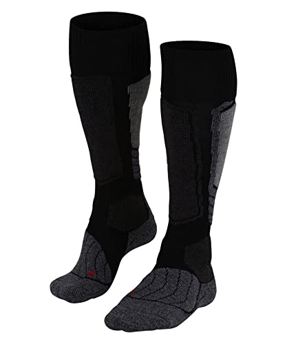 FALKE Damen Skisocken SK1 Comfort W Kh Wolle Funktionsmaterial warm dick 1 Paar, Schwarz Black-Mix 3010, 39-40 FALKE Damen Skisocken SK1 Comfort W Kh Wolle Funktionsmaterial warm dick 1 Paar, Schwarz Black-Mix 3010, 39-40 von FALKE