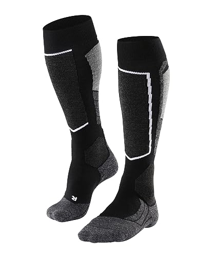 FALKE Damen Skisocken SK2 Intermediate W Kh Wolle Funktionsmaterial warm dick 1 Paar, Schwarz Black-Mix 3010, 37-38 FALKE Damen Skisocken SK2 Intermediate W Kh Wolle Funktionsmaterial warm dick 1 Paar, Schwarz Black-Mix 3010, 37-38 von FALKE