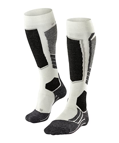 FALKE Damen Skisocken SK2 Intermediate W Kh Wolle Funktionsmaterial warm dick 1 Paar, Weiß Off-White 2040, 37-38 FALKE Damen Skisocken SK2 Intermediate W Kh Wolle Funktionsmaterial warm dick 1 Paar, Weiß Off-White 2040, 37-38 von FALKE