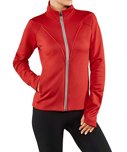 FALKE Damen Sweatjacke-37904 Sweatjacke, red, S FALKE Damen Sweatjacke-37904 Sweatjacke, red, S von FALKE