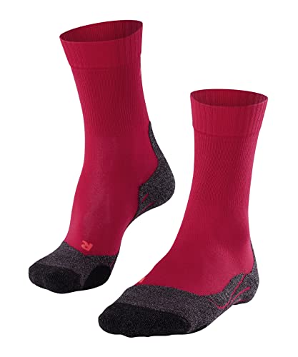 FALKE Damen Wandersocken TK2 Explore Cool W SO Funktionsgarn antiblasen dick 1 Paar, Rot (Rose 8564), 37-38 von FALKE