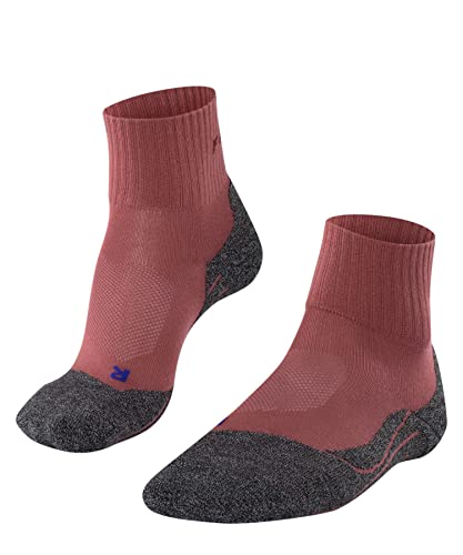 FALKE Damen Wandersocken TK2 Explore Cool Short W SSO Funktionsgarn antiblasen dick 1 Paar, Rot (Mixed Berry 8215), 35-36 von FALKE