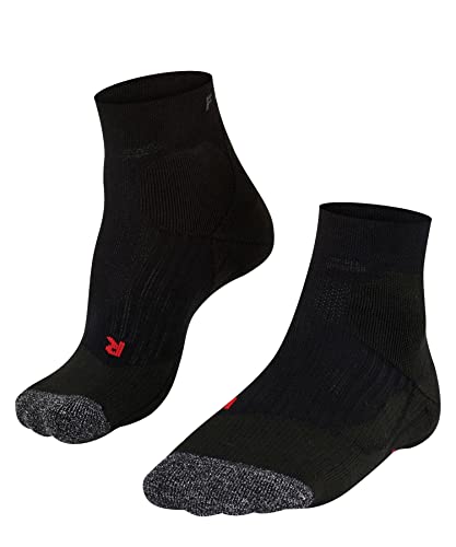 FALKE Damen Tennissocken TE2 Short W SSO Baumwolle Antiblasen 1 Paar, Schwarz (Black 3000), 39-40 von FALKE