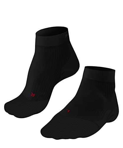 FALKE Damen Tennissocken TE4 Short W SSO Baumwolle Funktionsmaterial antiblasen 1 Paar, Schwarz (Black 3000), 35-36 von FALKE