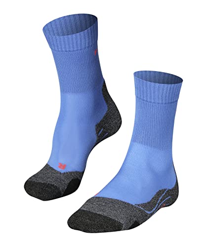 FALKE Damen Wandersocken TK2 Explore Cool W SO Funktionsgarn antiblasen dick 1 Paar, Blau (Blue Note 6545), 35-36 von FALKE