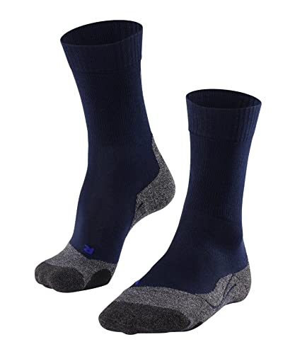 FALKE Damen Wandersocken TK2 Explore Cool W So Lyocell Funktionsmaterial antiblasen dick 1 Paar, Blau Marine 6120, 41-42 von FALKE