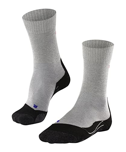 FALKE Damen Wandersocken TK2 Explore Cool W SO Funktionsgarn antiblasen dick 1 Paar, Grau (Light Grey 3403), 37-38 von FALKE