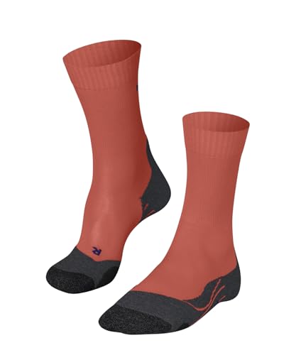 FALKE Damen Wandersocken TK2 Explore Cool W So Lyocell Funktionsmaterial antiblasen dick 1 Paar, Orange Coral 8017, 39-40 FALKE Damen Wandersocken TK2 Explore Cool W So Lyocell Funktionsmaterial antiblasen dick 1 Paar, Orange Coral 8017, 39-40 von FALKE