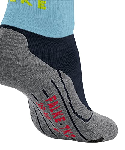 FALKE Damen Wandersocken TK2 Explore Short W SSO Merinowolle antiblasen dick 1 Paar, Blau (Navy 6162), 35-36 von FALKE