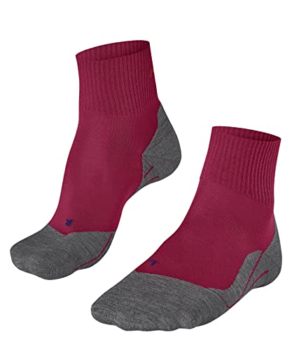 FALKE Damen Wandersocken TK5 Wander Cool Short W SSO Lyocell antiblasen dünn 1 Paar, Rot (Rose 8564), 37-38 von FALKE