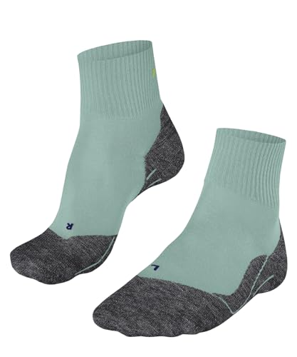 FALKE Damen Wandersocken TK5 Wander Cool Short W SSO Lyocell Funktionsmaterial antiblasen dünn 1 Paar, Grün (Mint 7630), 41-42 von FALKE