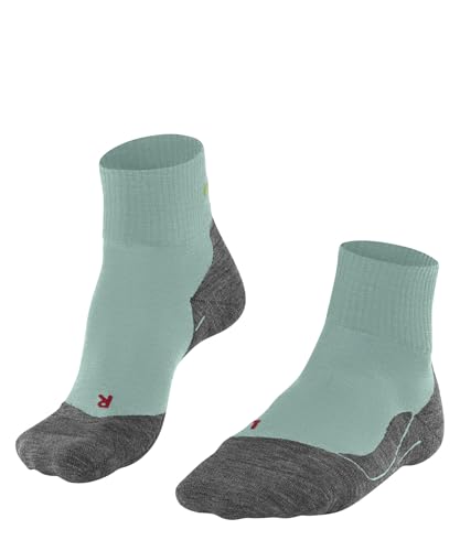 FALKE Damen Wandersocken TK5 Wander Short W Sso Wolle Funktionsmaterial antiblasen dünn 1 Paar, Grün Mint 7630, 39-40 von FALKE