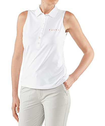FALKE Damen go mouwloos Polohemd, Weiß, S EU FALKE Damen go mouwloos Polohemd, Weiß, S EU von FALKE