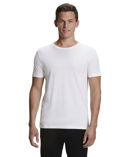 FALKE Herren 68050 T-Shirt 2er Pack, Weiß, L von FALKE