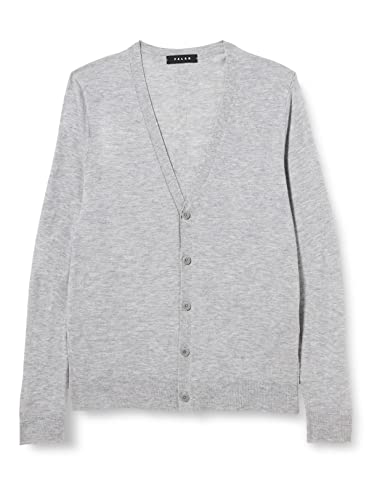 Falke Herren Butt Cardigan, Light Grey, L von FALKE