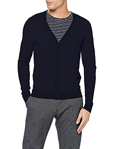 Falke Herren Butt Cardigan, Night Sky, L von FALKE