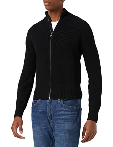FALKE Herren Cardigan Zip Pullover, Black, XXXL FALKE Herren Cardigan Zip Pullover, Black, XXXL von FALKE