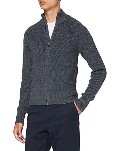 FALKE Herren Cardigan Zip Pullover, Dark Grey, XXXL von FALKE