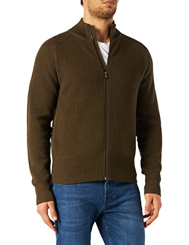 Falke Herren Cardigan Zip Pullover, Tempered Olive, XXXL von FALKE