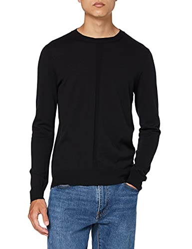 Falke Herren Crew Neck, Black, M von FALKE