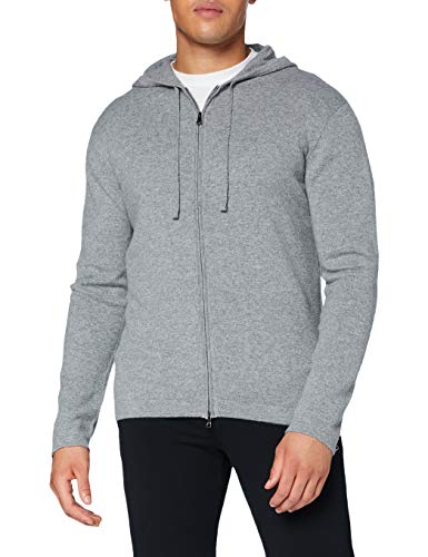 FALKE Herren Hoodie-60110 Hoodie, Light Grey, XL von FALKE