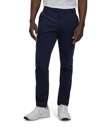 FALKE Herren Hose Golf Chino M TR Funktionsmaterial Baumwolle feuchtigkeitsregulierend 1 Stück, Blau (Space Blue 6116), 48 von FALKE