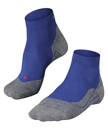 FALKE Herren Laufsocken RU4 Endurance Short M SSO Baumwolle antiblasen 1 Paar, Blau (Athletic Blue 6451), 42-43 von FALKE