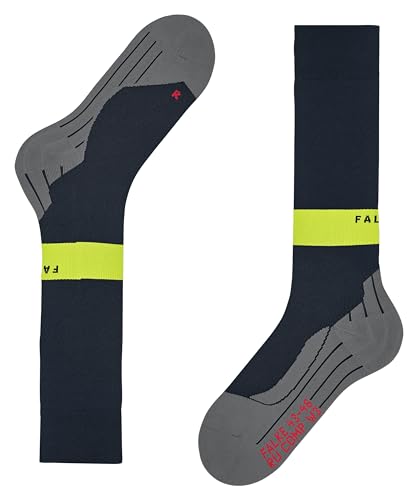 FALKE Herren Laufsocken RU Compression Energy M KH Funktionsmaterial mit Kompression 1 Paar, Blau (Space Blue 6116) - Wadenumfang W4 - neu, 43-46 von FALKE