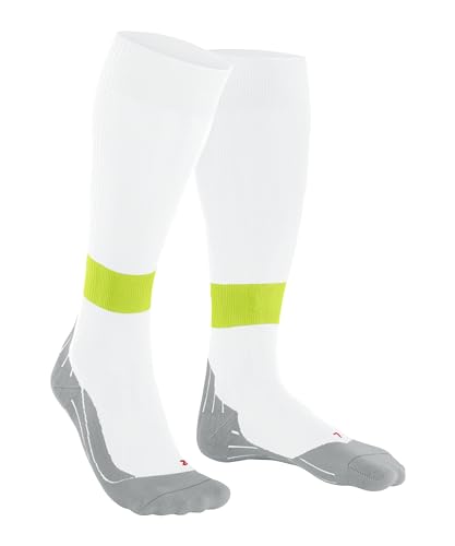 FALKE Herren Laufsocken RU Compression Energy M KH Funktionsmaterial mit Kompression 1 Paar, Weiß (White 2007) - Wadenumfang W2 - neu, 43-46 von FALKE