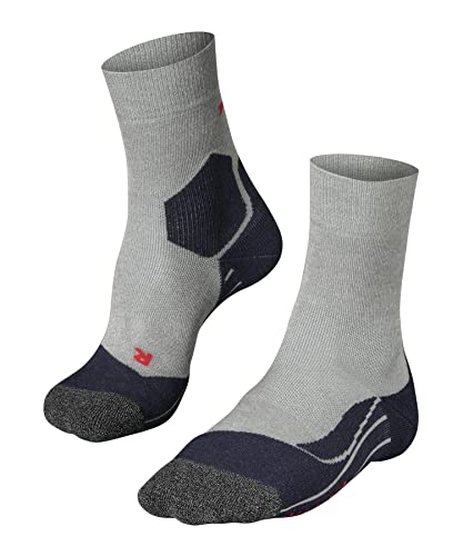 FALKE RU3 Comfort M SO respirantes anti-ampoule 1 paire, Chaussettes de course Homme, Gris (Light Grey 3406), 39-41 von FALKE