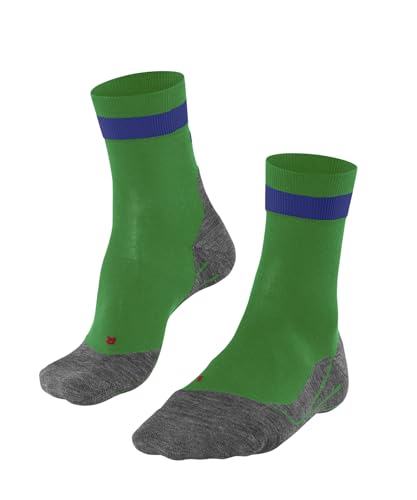 FALKE Herren Laufsocken RU4 Endurance M SO Baumwolle Funktionsmaterial antiblasen 1 Paar, Grün (Mineral Green 7016), 46-48 von FALKE