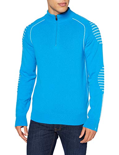 FALKE Herren Mock Zip Longsleeve, Osiris, L von FALKE