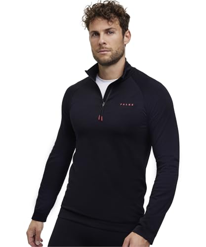 FALKE Herren Pullover Training Move Better Longsleeve M L/s Je Funktionsmaterial feuchtigkeitsregulierend uneingeschränkte Bewegungsfreiheit 1 Stück, Schwarz Black 3000, XL/XXL FALKE Herren Pullover Training Move Better Longsleeve M L/s Je Funktionsmaterial feuchtigkeitsregulierend uneingeschränkte Bewegungsfreiheit 1 Stück, Schwarz Black 3000, XL/XXL von FALKE