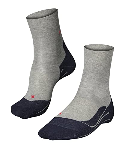 FALKE Herren Laufsocken RU4 Endurance M So Baumwolle Funktionsmaterial antiblasen 1 Paar, Grau Light Grey 3406, 44-45 FALKE Herren Laufsocken RU4 Endurance M So Baumwolle Funktionsmaterial antiblasen 1 Paar, Grau Light Grey 3406, 44-45 von FALKE