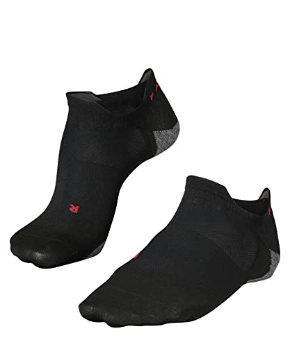 FALKE Herren Laufsocken RU5 Race Invisible M IN Funktionsgarn antiblasen 1 Paar, Schwarz (Black-Mix 3010), 44-45 von FALKE