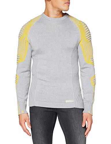 FALKE Herren SK Hybrid Jacke, Grey-Heather, XL FALKE Herren SK Hybrid Jacke, Grey-Heather, XL von FALKE